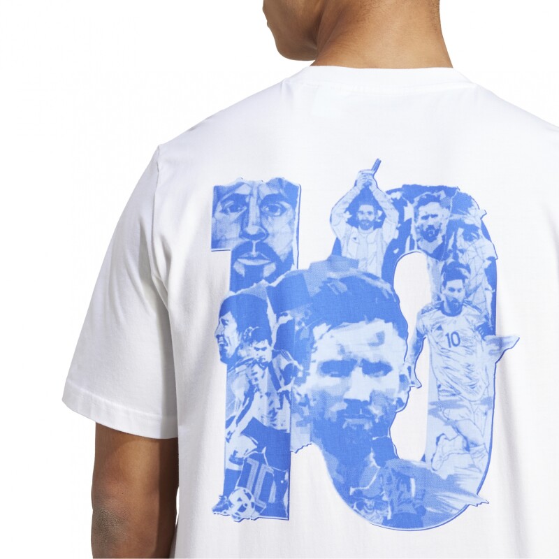 Remera adidas Messi Graphic White