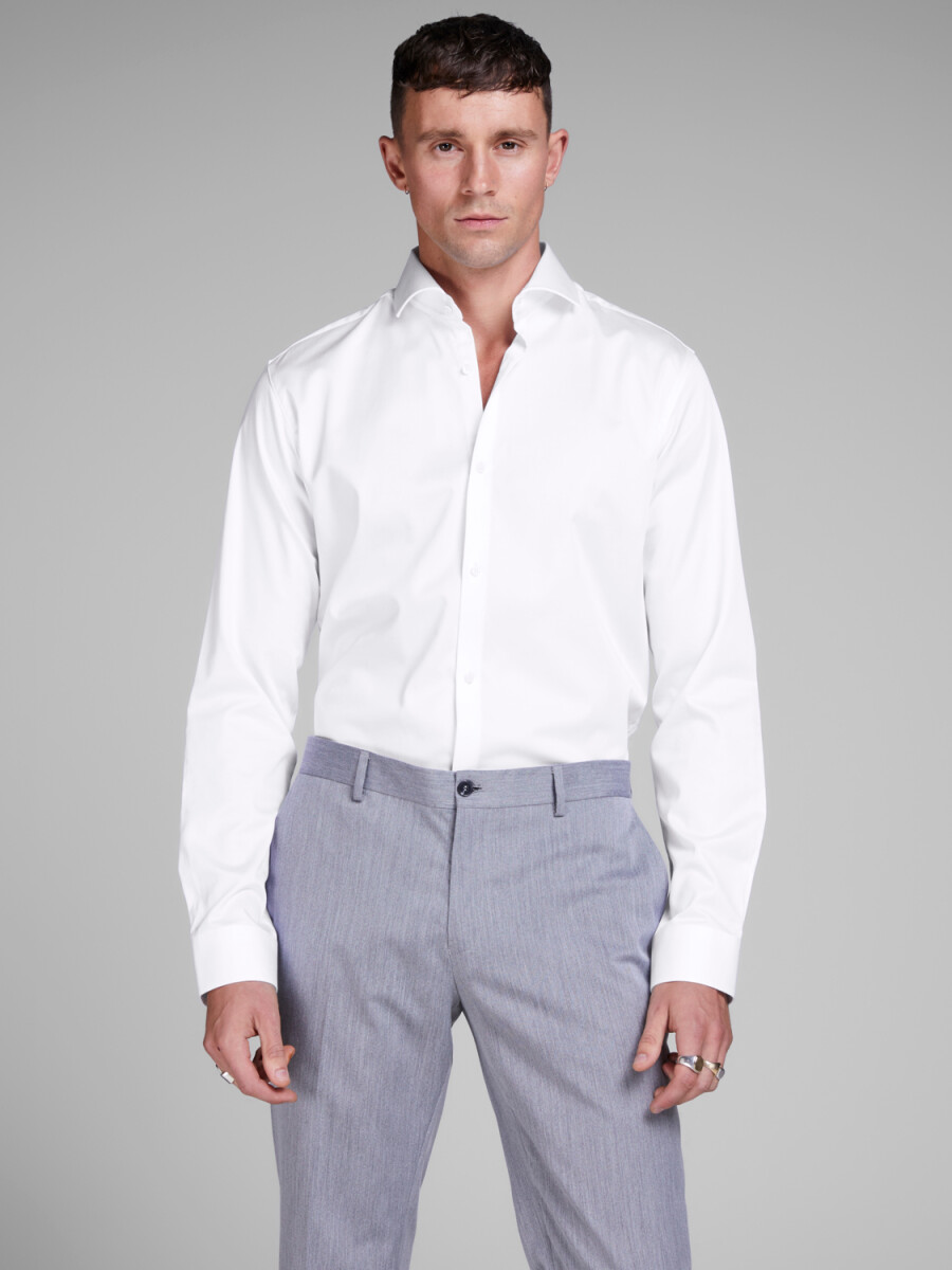 Camisa elegante regular fit - White 