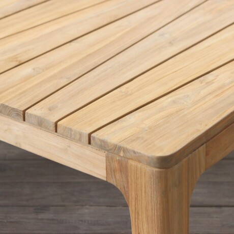 MESA COMEDOR EXTERIOR MADERA NATURAL-BEIGE ARCHIE