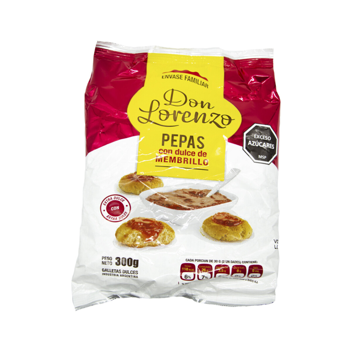 Galletitas Pepas DON LORENZO 300gr 