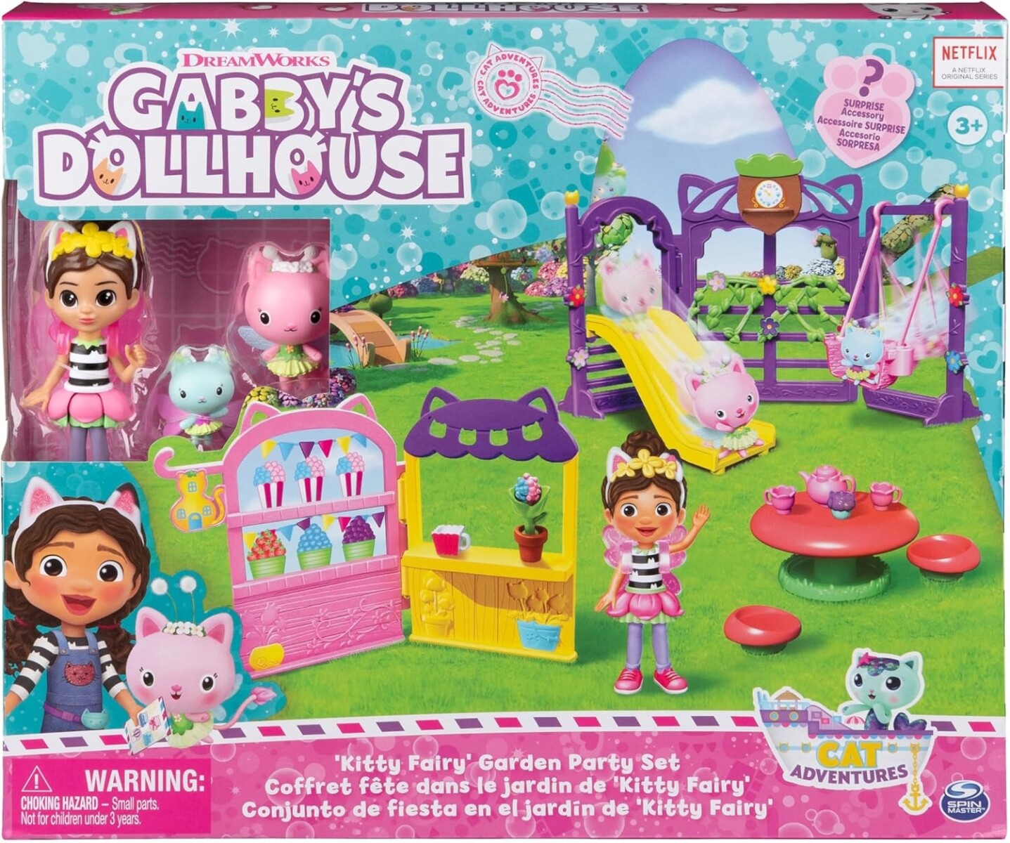 Set de juego Gabby's Dollhouse - Kitty Fairy's Garden 