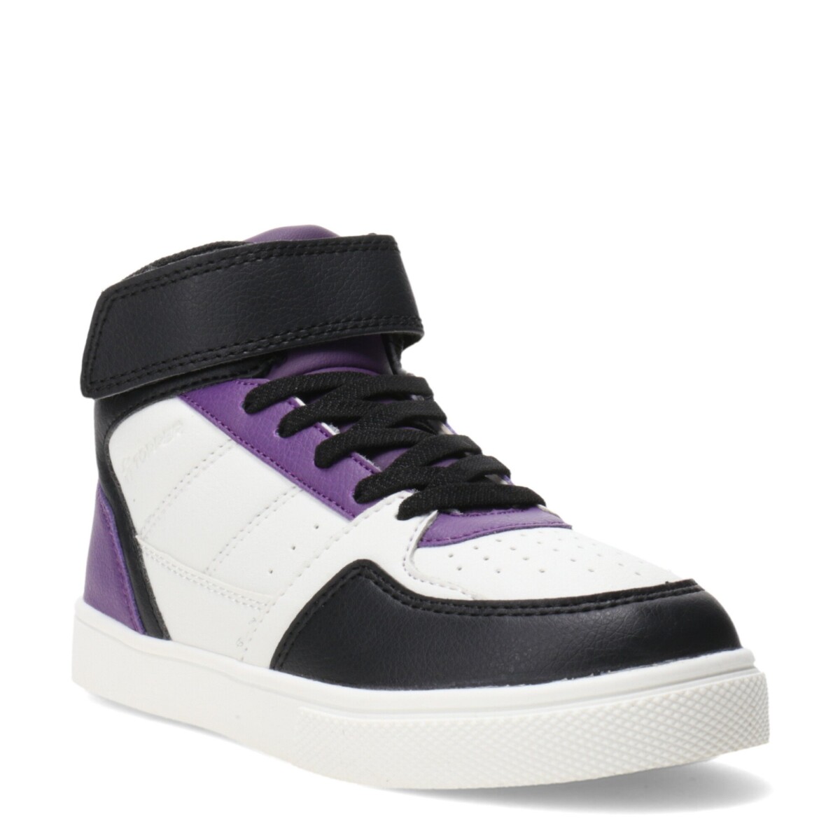 Championes Infantiles Topper Costa II Mid - Blanco - Negro - Violeta 