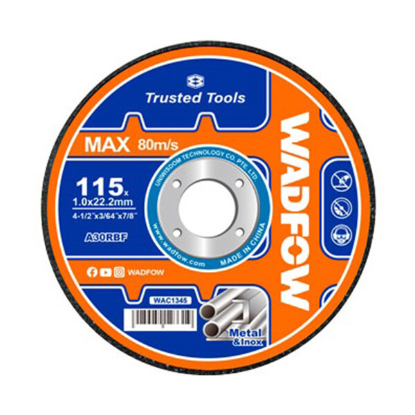 DISCO CORTE 4 1/2 PULG X 1.0MM WADFOW DISCO CORTE 4 1/2 PULG X 1.0MM WADFOW
