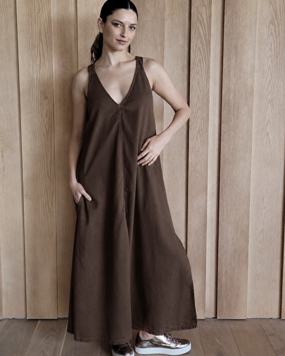 Vestido Laguna - Chocolate 