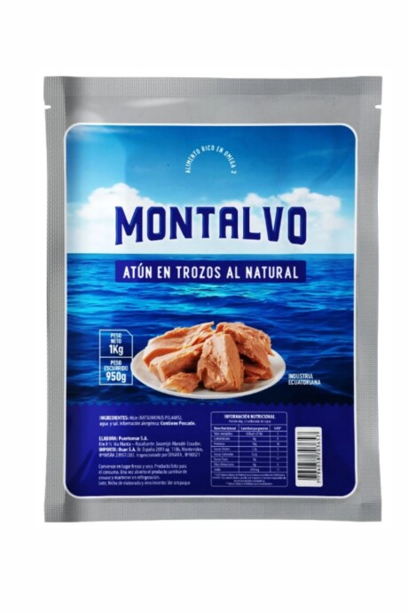 Atún en Trozos al Natural Montalvo - 1 Kg. Atún en Trozos al Natural Montalvo - 1 Kg.