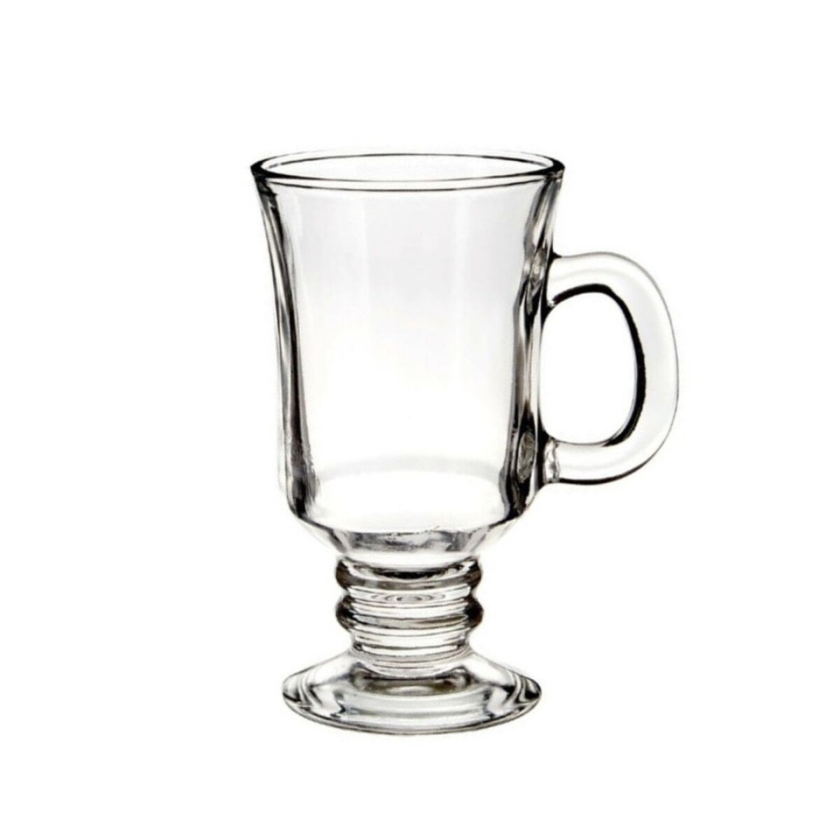 Taza Jarra de Vidrio Mug Irish Coffee Capuchino 