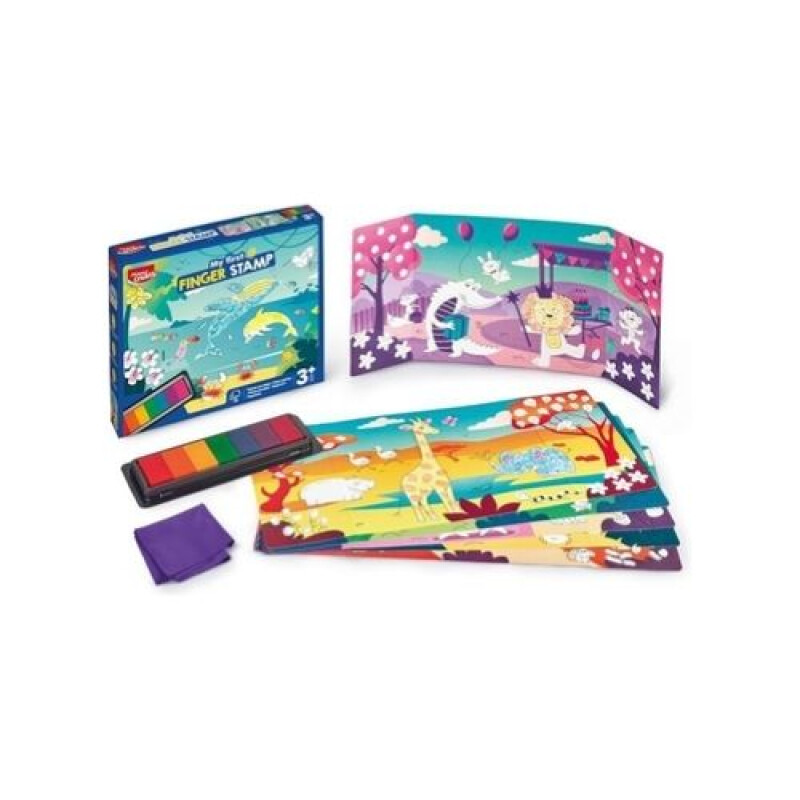 Set Pintura de Dedos My First Stamp Maped Creativ Set Pintura De Dedos My First Stamp Maped Creativ