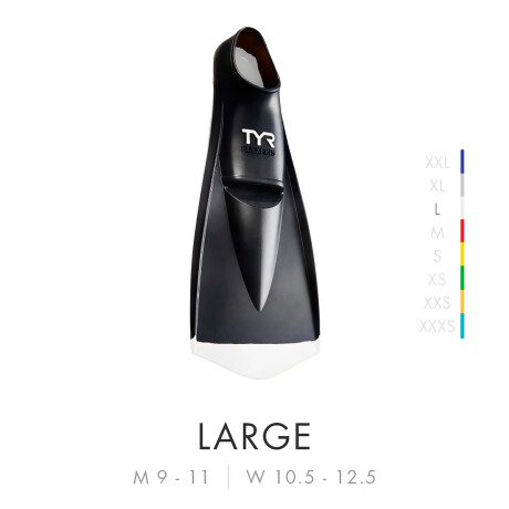 Patas De Rana TYR Flex Fin 2.0 Talle L - Black Patas De Rana TYR Flex Fin 2.0 Talle L - Black