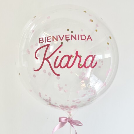 Globo de Bienvenida para beba con nombre Globo de Bienvenida para beba con nombre