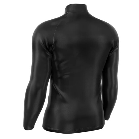 Remera lisa con protección solar + bolsa multiuso - King Brasil Negro