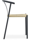 Silla de comedor JYDERUP negro/natural Silla de comedor JYDERUP negro/natural