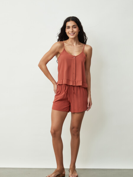 SHORT NUSA NARANJA OSCURO