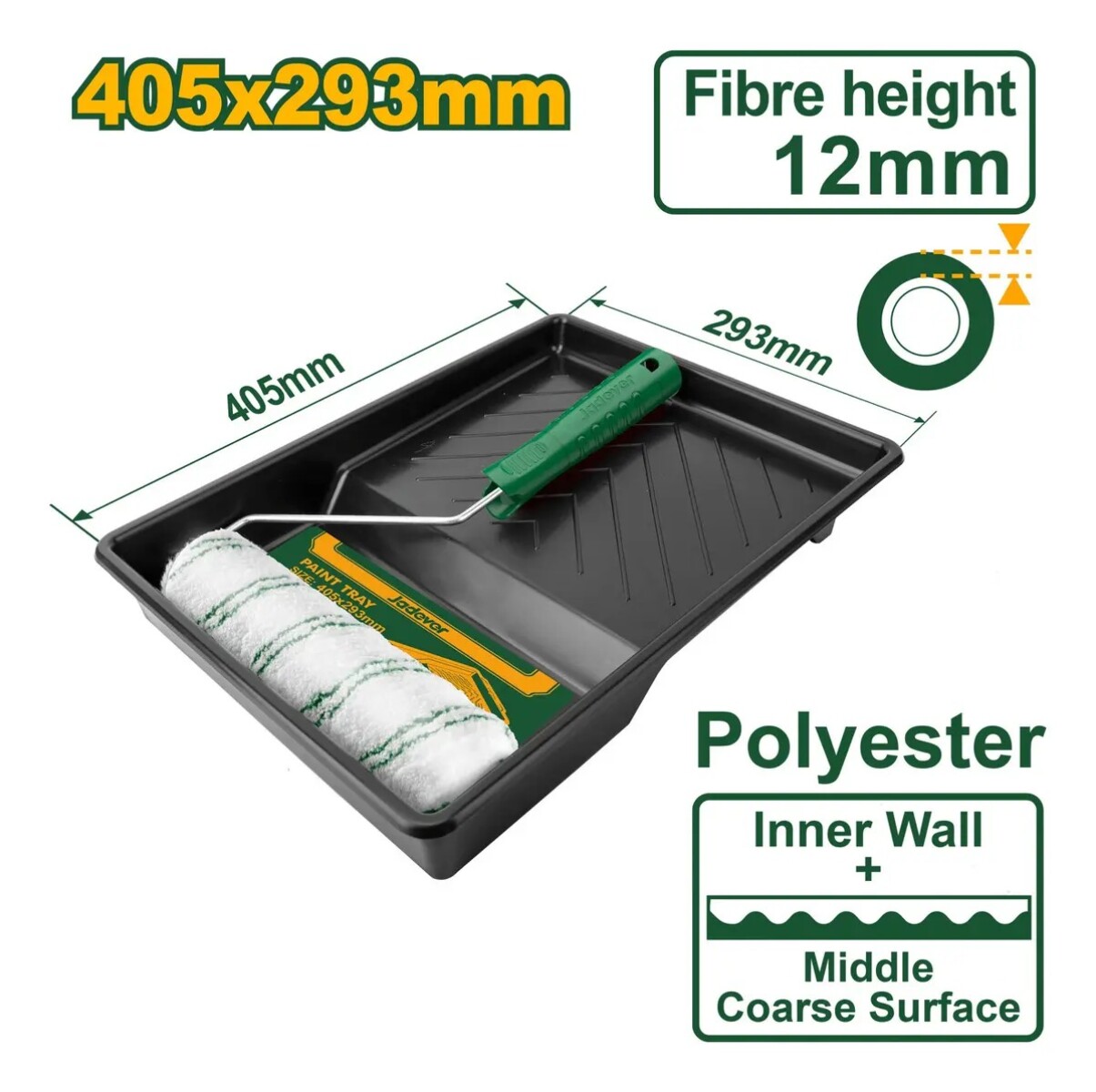 Set De Rodillo +Bandeja 230mm 