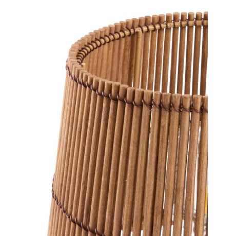 Lampara De Mesa Hannibal Ø19Xh25 Cm Bambu