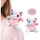 PELUCHE CON IMAN GATITO FUCSIA DR5134 MULTICOLOR