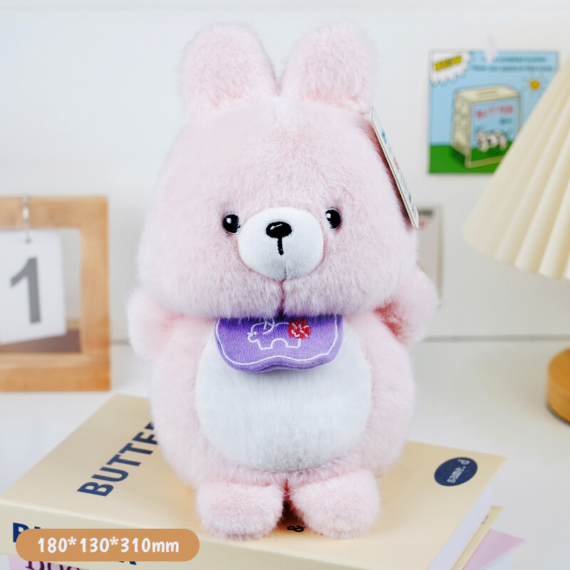 Peluche Conejito Con Babero - Bib - 31cm Peluche Conejito Con Babero - Bib - 31cm