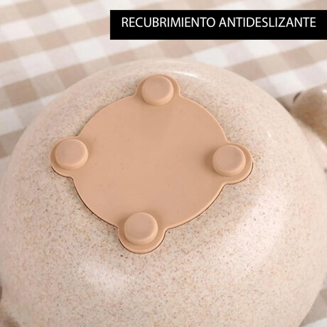 Bowl Plato Diseño Dinosaurio para Comida Bebé en Plástico Rosa