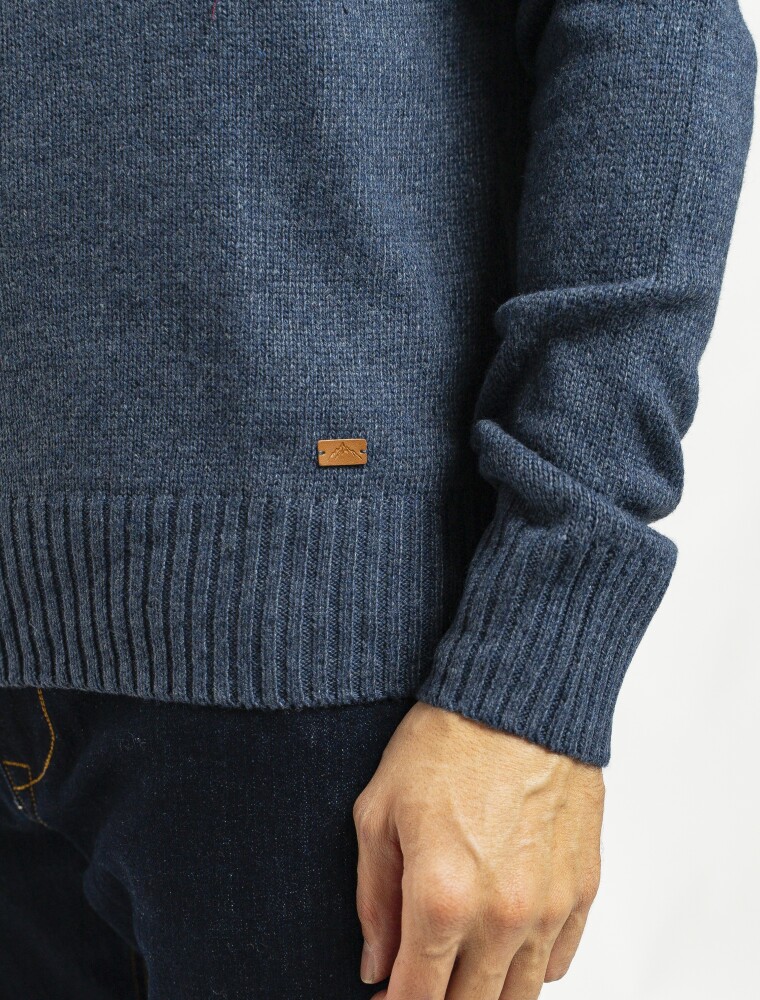 Buzo Shetland a la Base Jean Melange