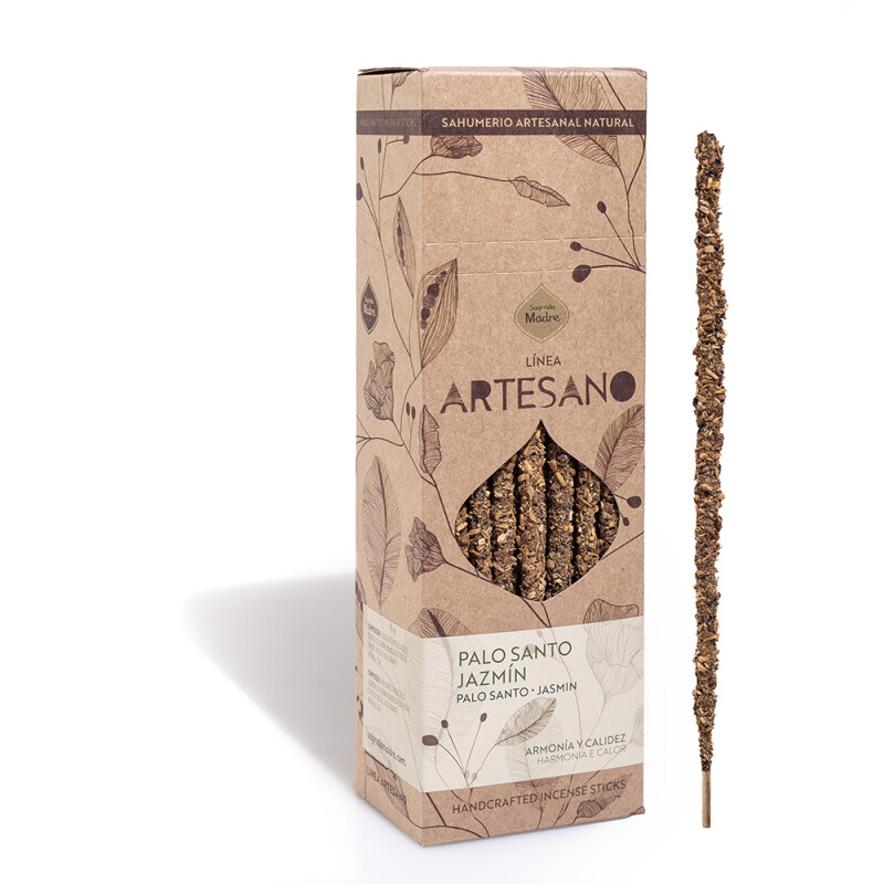 INCIENSO LÍNEA ARTESANO SAGRADA MADRE X30 Palo Santo/jazmin