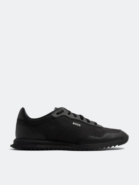 BOSS -Calzado deportivo, ZAYN-LOWP-TXRB Negro Opaco