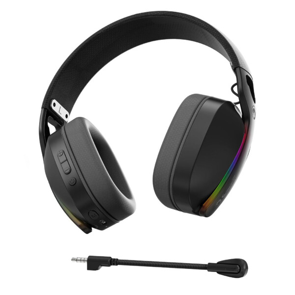 Vincha Gamer Marvo Hg9086w-bk Inalábrica 7.1 Rgb NEGRO