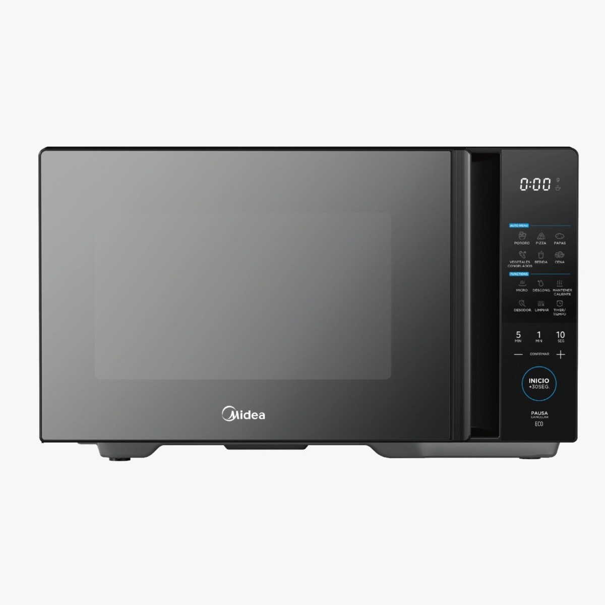 Microondas Midea 20 Lt Negro Espejado 0510MM020CMOE 