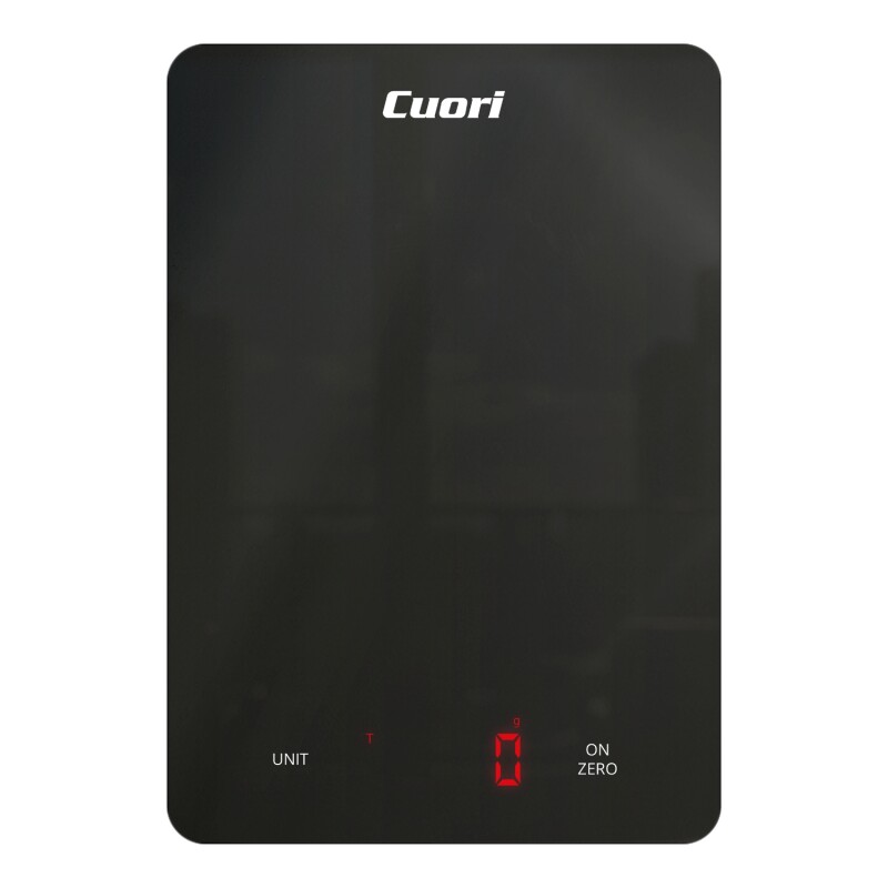 Balanza De Cocina Cuori Recargable Negra Max 10kgs Balanza De Cocina Cuori Recargable Negra Max 10kgs