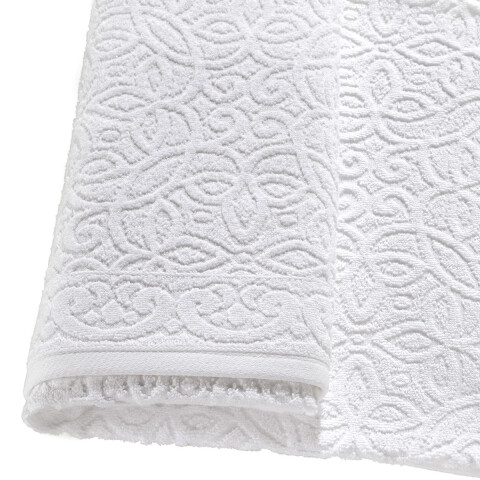 Toalla Baño Dohler Jacquard Provenza 70 x 140 cm 100% Algodón BLANCO