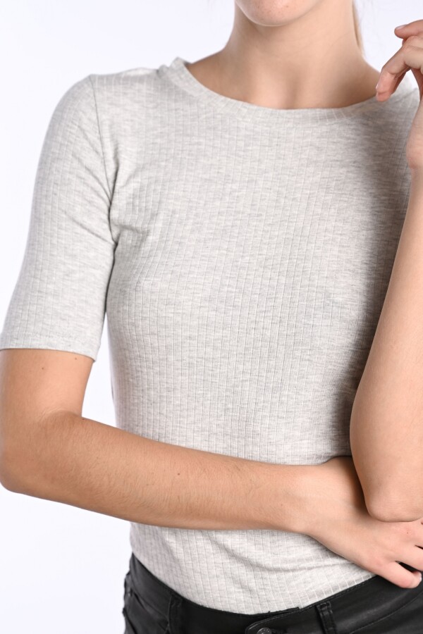 Remera Gris Melange