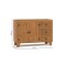 Bajo Mesada 2 Puertas 3 Cajones Linea Naturale Roble