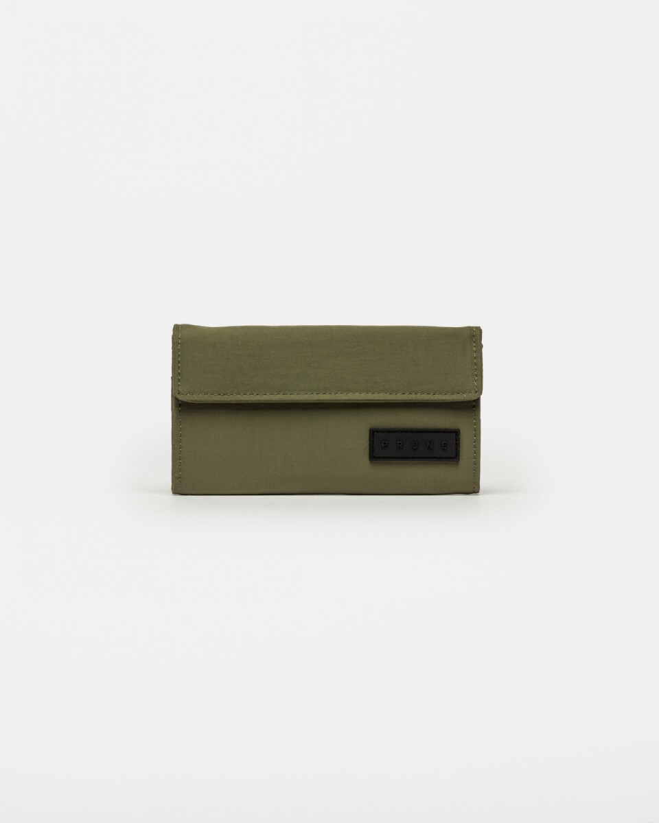 Billetera Mizaki En Nylon - Verde 