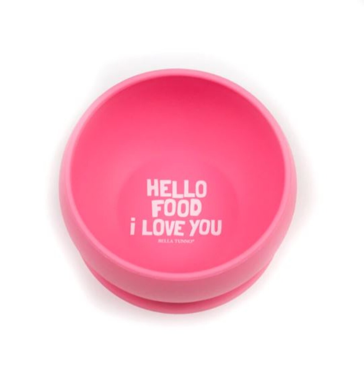 Bowl de Silicona con Ventosa - Hello Food I love you 