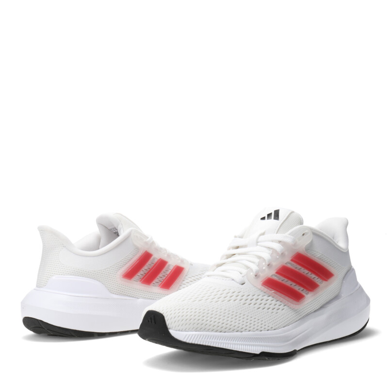 Championes de Mujer Adidas Ultra Bounce Blanco - Rojo - Negro