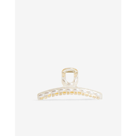 Broche Nudo Con Perlas Blanco Nacarado/perlado