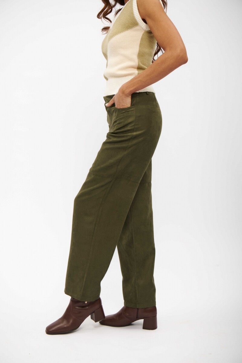 PANTALON HELGA VERDE OLIVA