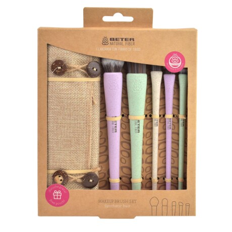 Set de Maquillaje Beter 5 Brochas Natural Fiber Set de Maquillaje Beter 5 Brochas Natural Fiber