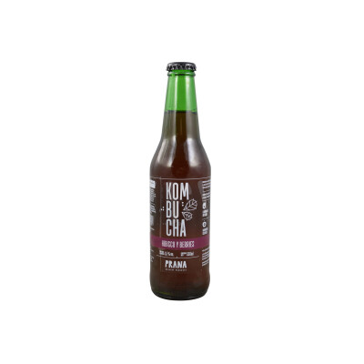 Kombucha hibiscos y berries 750ml Prana Kombucha Hibisco/berries 750ml