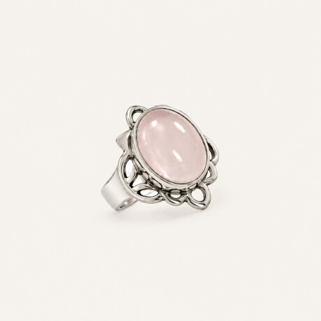 Anillo Cuarzo Rosa - Plata 925 Anillo Cuarzo Rosa - Plata 925