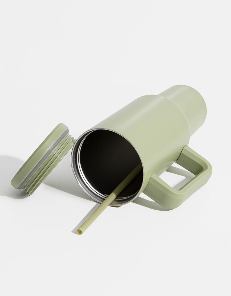 Artículos cocina Vasos Vaso Metálico Con Asa - Verde Militar