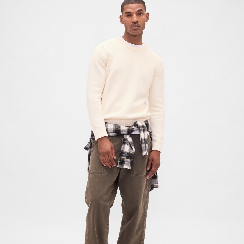 COTTON CREW IVORY FROST