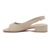 Sandalia Comfortflex Taco 4cm Crema
