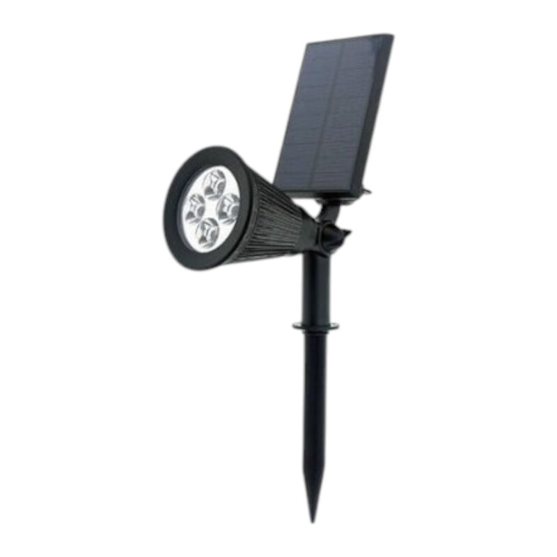 Foco Solar Jardín con Estaca Verde Foco Solar Jardín con Estaca Verde