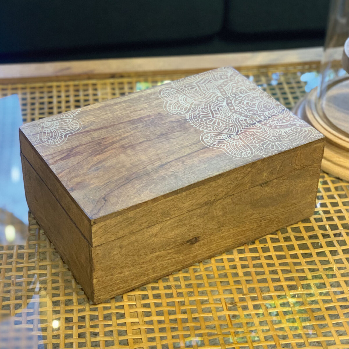 Caja en madera de mango 