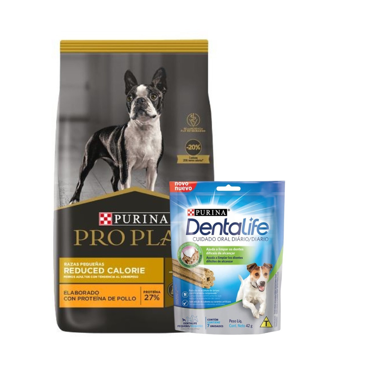 PRO PLAN RDCD CAL DOG RZ PQN 3 KG + DENTALIFE PERROS RAZAS PEQUEÑAS 42 G 