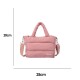 Cartera puffer rosa