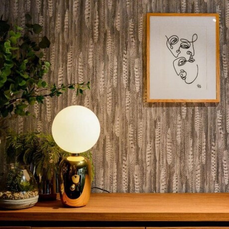 LUMINARIA DE MESA PEARL Dorado - UNICO