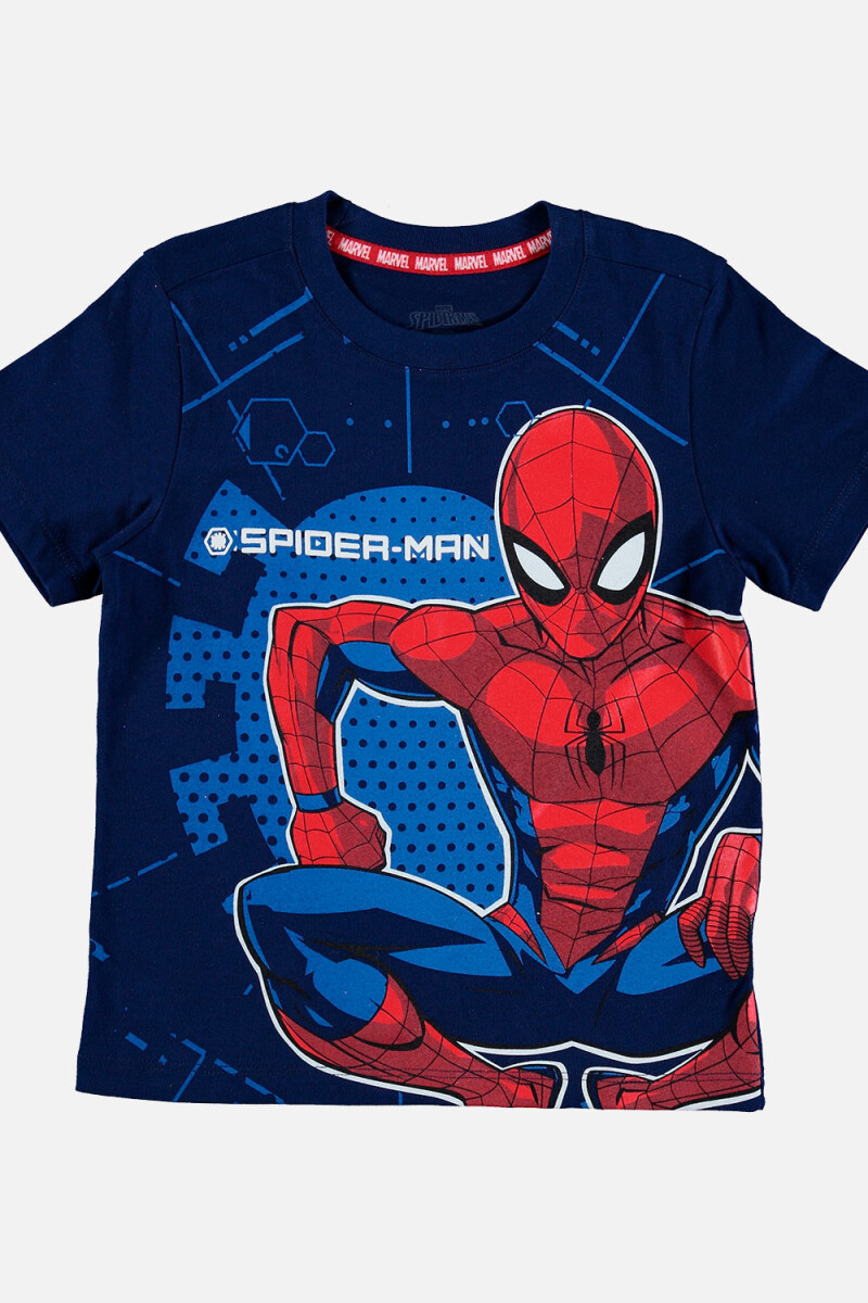 Camiseta niño Spiderman AZUL MARINO