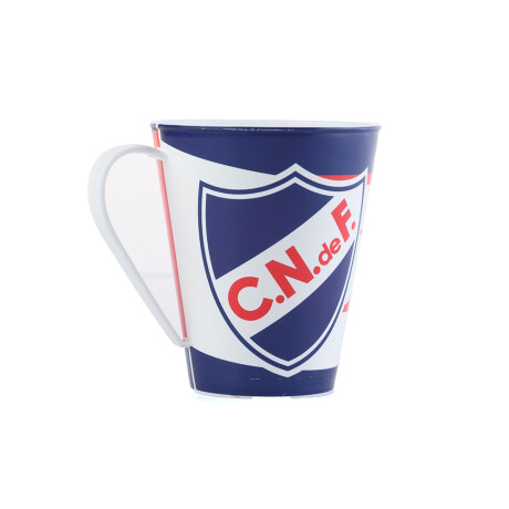 TAZA PLASTICO C.N.DE F. Licencias Azul Royal, Blanco, Rojo