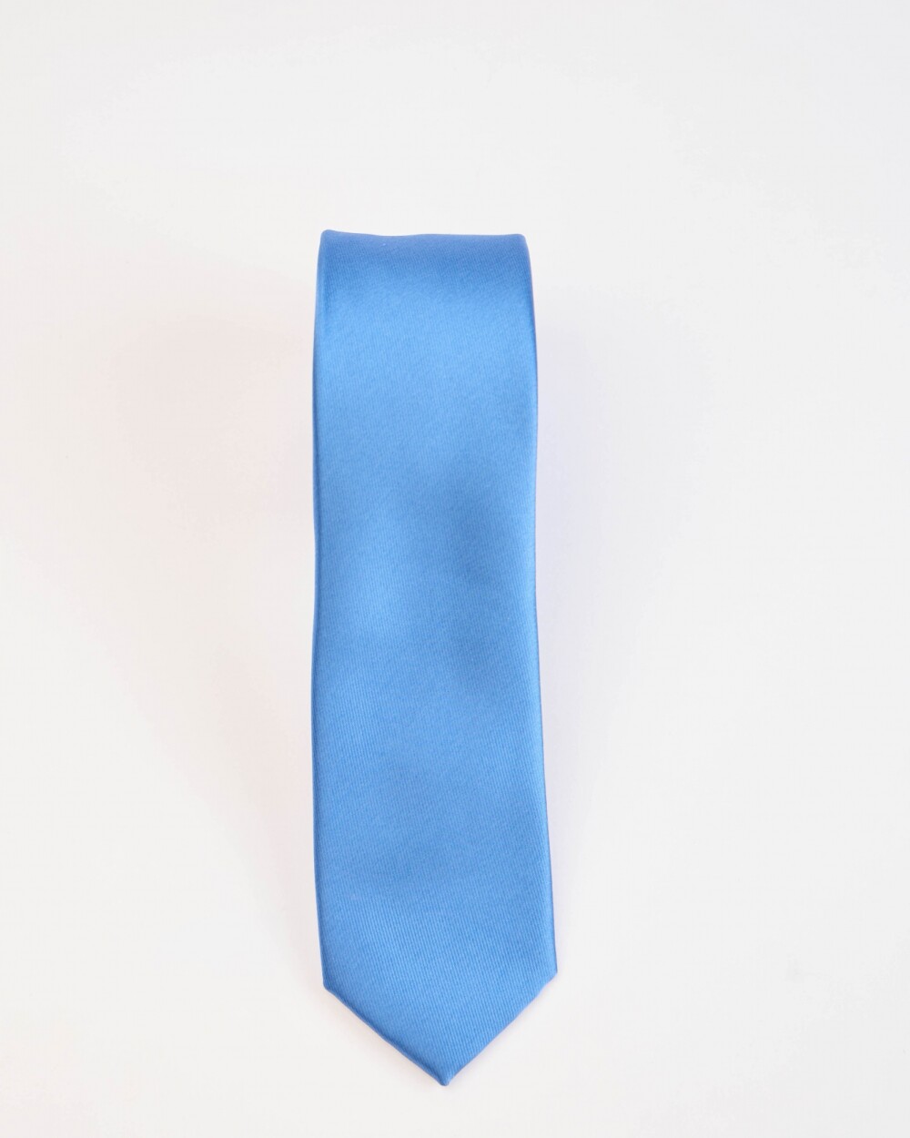 Corbata Microfibra Azul Claro Satinado