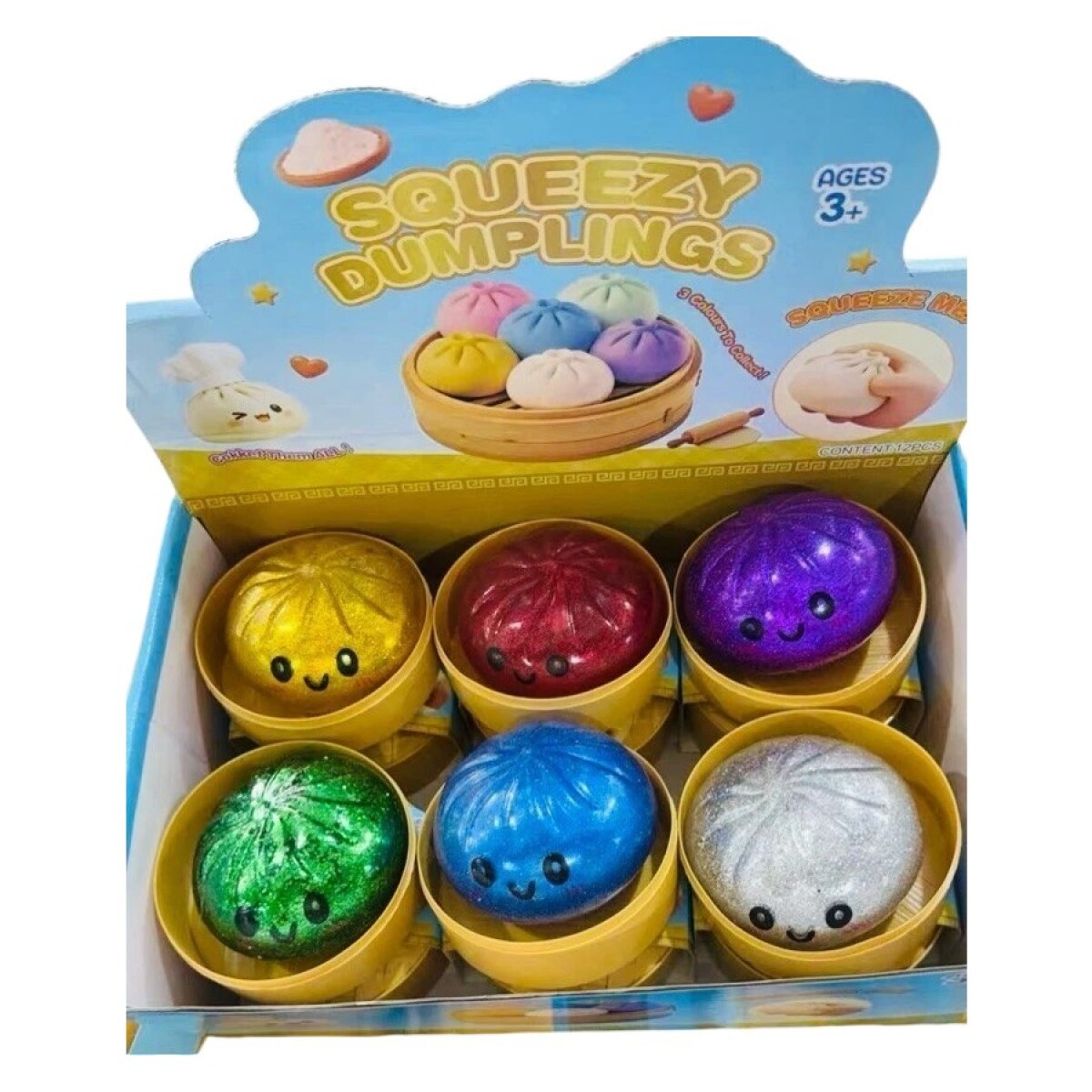 Squishy Dim Sum Dumplings Mistery Varios Modelos Sorpresa 